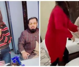 حریم شاہ نے مفتی قوی کے ساتھ نئی ویڈیو جاری کردی