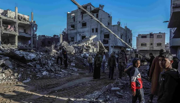 قرارداد میں غزہ میں ’فوری جنگ بندی‘ اور ’ہنگامی بنیادوں پر انسانی امداد‘ کی فراہمی کا بھی مطالبہ کیا گیا ہے، قرارداد کے حق میں 28 ممالک نے ووٹ دیا— فوٹو:فائل