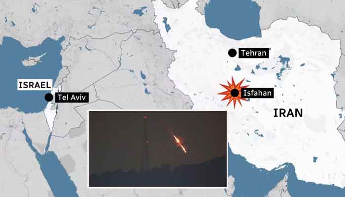 اسرائیلی میزائل ایران کے شہر اصفہان کے قریب فوجی اڈے پر لگا، اسرائیل کا حملہ انتہائی محدود پیمانے کا تھا: امریکا