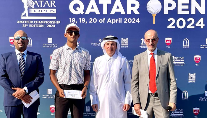 فوٹو: قطر اوپن ایمچور گالف چیمپئن شپ
