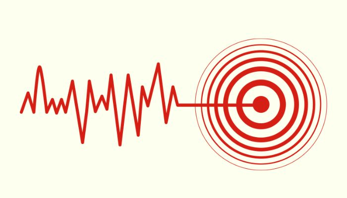 زلزلہ پیما مرکز نے بتایا کہ زلزلےکی شدت 2.3 تھی۔