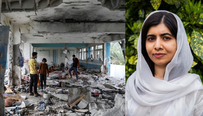 اسرائیل کی جانب سے غزہ میں اسکول کو نشانہ بنائے جانے کیخلاف ملالہ بھی بول اٹھیں