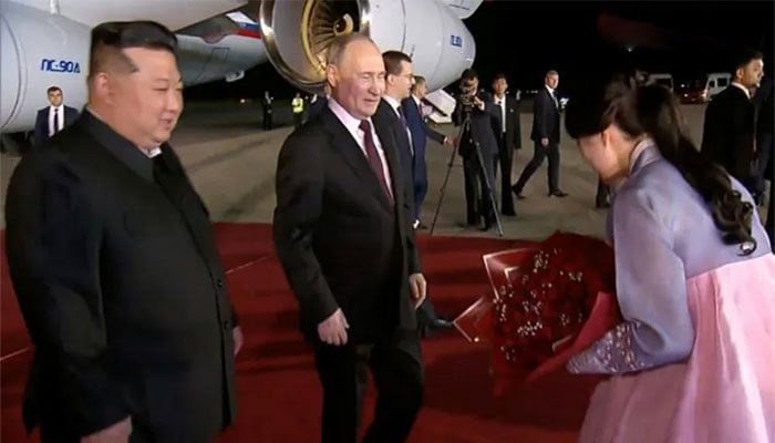 روسی صدر پیوٹن 24 سال بعد شمالی کوریا کے دورے پر پہنچ گئے