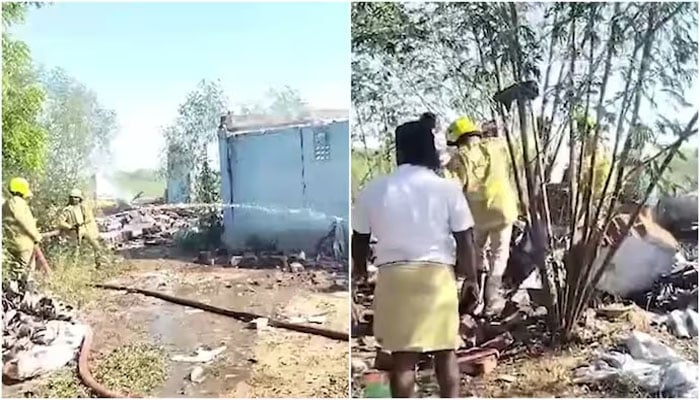 تامل ناڈو میں آتشبازی کا سامان بنانیوالی فیکٹری میں دھماکا، 4 افراد ہلاک