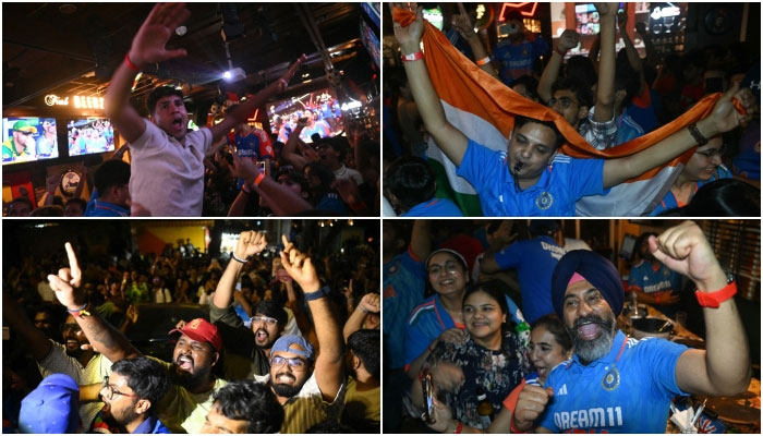 ٹی ٹوئنٹی ورلڈکپ میں کامیابی کے بعد بھارت کے مختلف شہروں میں جشن، عوام سڑکوں پر نکل آئے