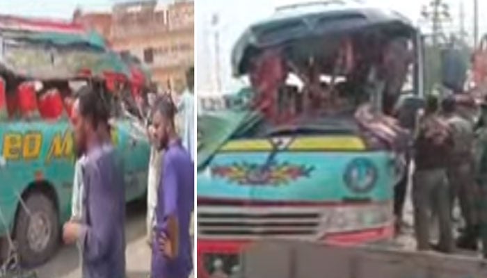 کراچی: پکنک پر جانے والی بس تیز رفتاری کے باعث الٹ گئی، خواتین اور بچوں سمیت 7 افراد جاں بحق