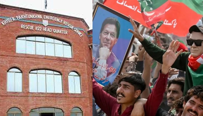 24 نومبرکا احتجاج: ریسکیو 1122 ہیڈکوارٹر پشاور میں پی ٹی آئی کا مانیٹرنگ سیل قائم