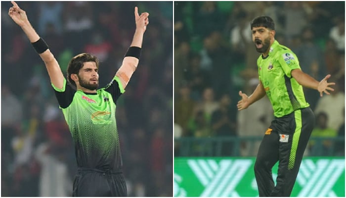 شاہین آفریدی اور حارث رؤف نے ٹی ٹوئنٹی کرکٹ میں اہم سنگ میل عبور کرلیا