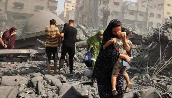غزہ پر اسرائیلی حملے جاری، 24 گھنٹوں میں مزید 100 سے زائد فلسطینی شہید