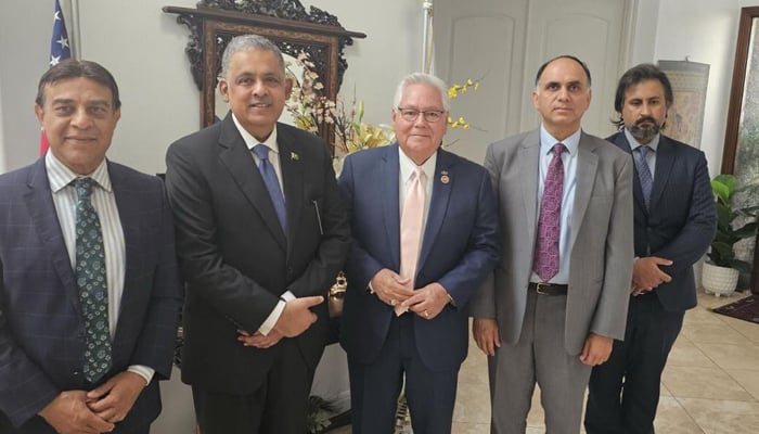 امریکا میں سفیر پاکستان کا دورہ کیلیفورنیا،بزنس لیڈرز اور کمیونٹی شخصیات سے ملاقات