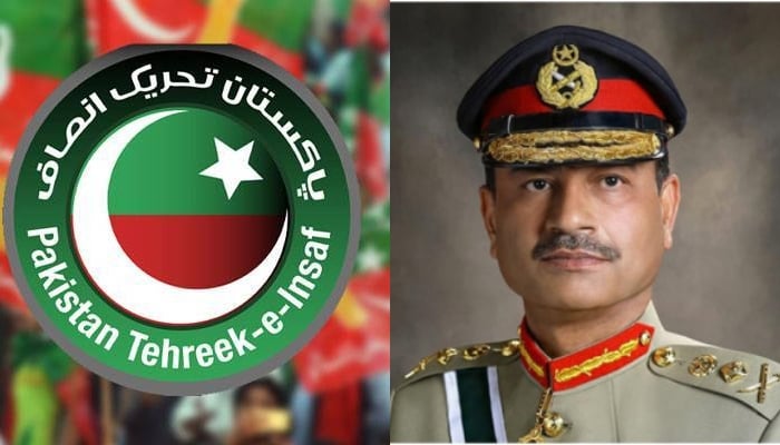 پی ٹی آئی کی جانب سے جنرل عاصم منیر کو فیلڈ مارشل کا عہدہ ملنے پر مبارکباد