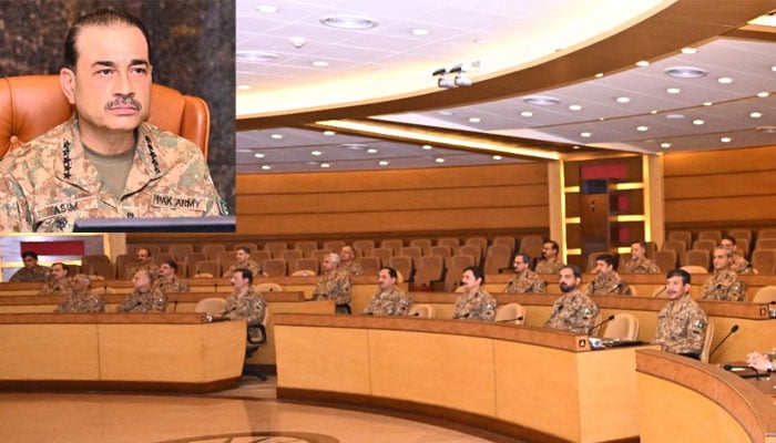 خضدار میں دہشتگرد حملہ بھارتی پشت پناہی سے چلنے والی پراکسیز کے ذریعےکیا گیا، کورکمانڈرز کانفرنس