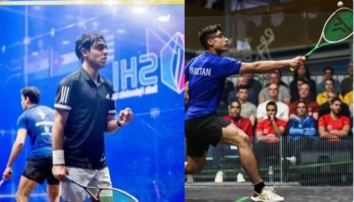 پاکستان کے اشعب عرفان اور حمزہ خان ساؤتھ آسٹریلین اسکواش کے سیمی فائنل میں پہنچ گئے