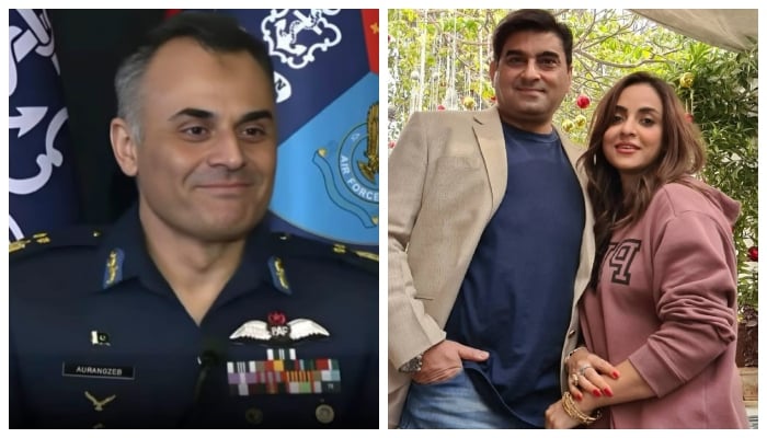 نادیہ خان کا ائیر وائس مارشل اورنگزیب سے کیا رشتہ ہے؟ میزبان نے تصویر شیئر کردی