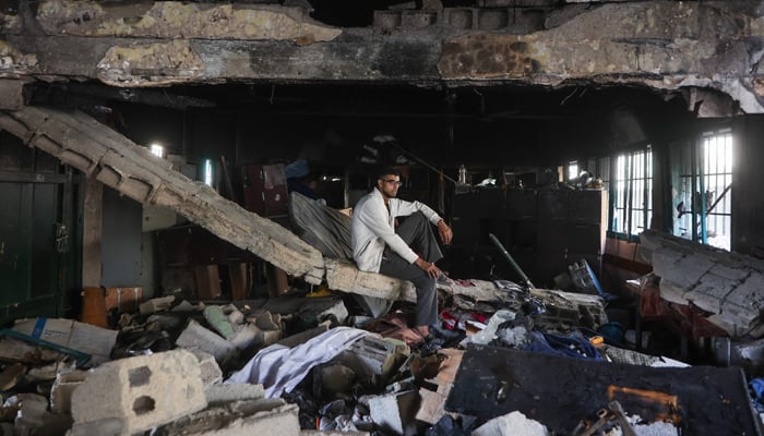 اسرائیلی فوج کی غزہ کے پناہ گزین اسکول پر وحشیانہ بمباری، 52 فلسطینی شہید