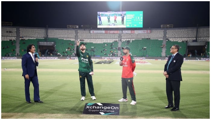 پہلا ٹی 20: پاکستان کا بنگلا دیش کیخلاف ٹاس جیت کر بیٹنگ کا فیصلہ
