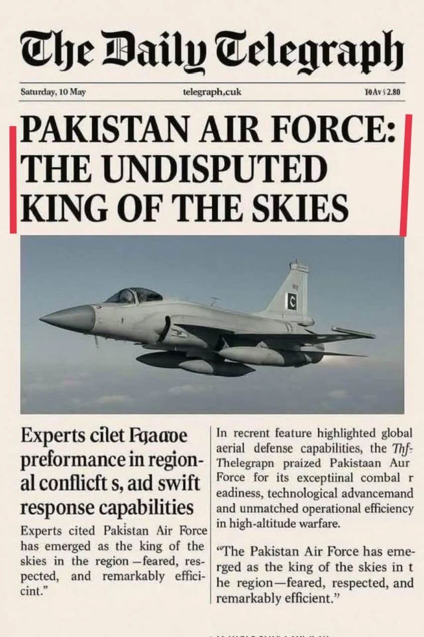 فیکٹ چیک: اسحاق ڈار نے پاک فضائیہ کے حوالے سے من گھڑت آرٹیکل کا حوالہ دیا