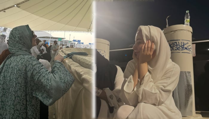 ہانیہ عامر نے فریضہ حج ادا کرلیا، تصاویر وائرل