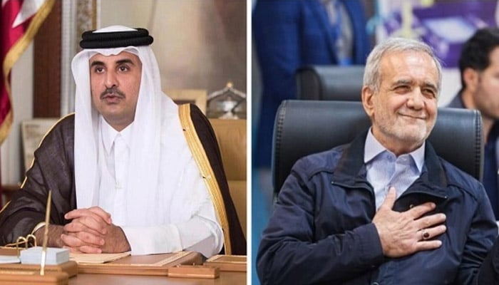 قطر میں امریکی فوجی اڈے پر ایرانی میزائل حملے کے بعد ایرانی صدر کا امیر قطر کو فون