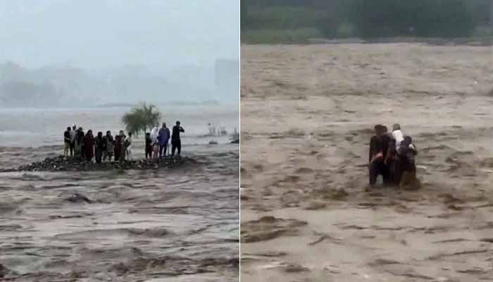 دریائے سوات میں ایک ہی خاندان کے 18 افراد ڈوب گئے، 3 افراد ریسکیو، 7 کی لاشیں مل گئیں