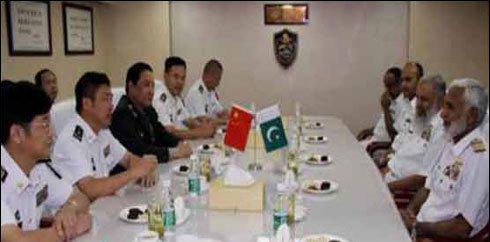 پاک چین مشترکہ بحری جنگی مشقوں کا تیسرا مرحلہ شروع