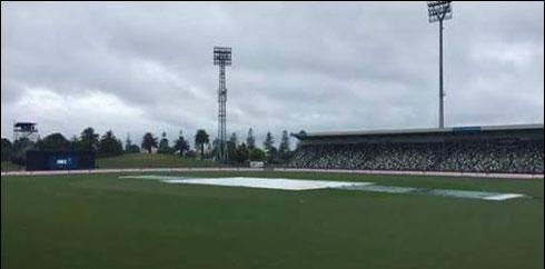 دوسرا ون ڈے:نیپئر میں بارش ،ٹاس مزید1 گھنٹے تاخیر کا شکار