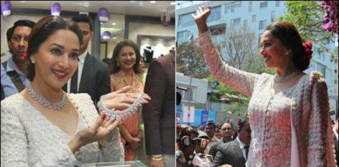 بالی ووڈ اداکارہ مادھوری ڈکشٹ نے اپنی جیولری لانچ کردی