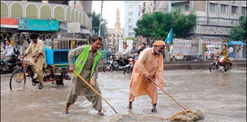 کراچی میں ہلکی بارش ، رین ایمرجنسی نافذ