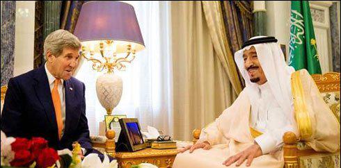جان کیر ی کی شاہ سلمان سےملاقات،شام اوریمن بحران پر تبادلہ خیال