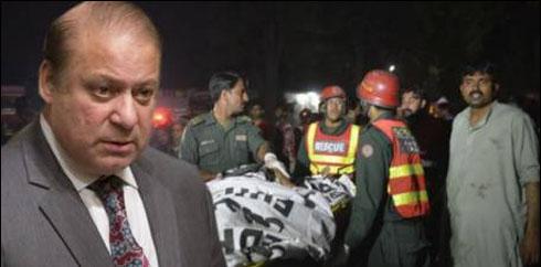 وزیر اعظم کی لاہور کے جناح اسپتال میں زخمیوں کی عیادت 