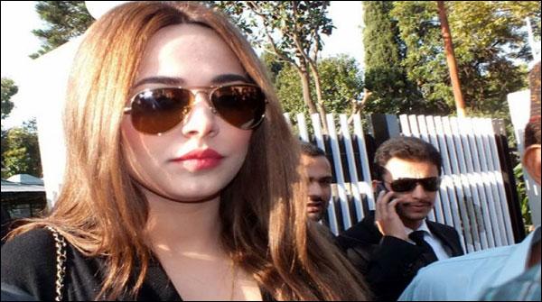 ایف بی آر کی درخواست پر ایان علی کو نوٹس جاری