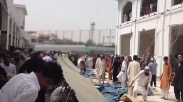 کراچی: مسجد میں شیڈ گرنے سے 5 نمازی شہید