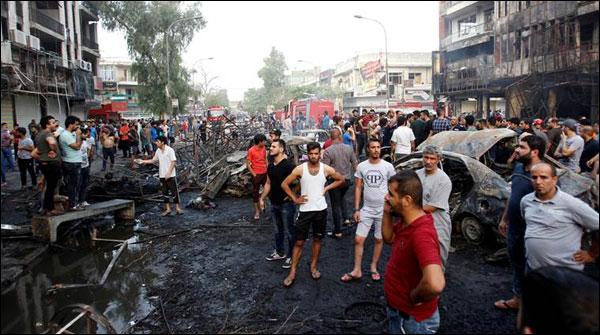 بغداد میں داعش کے خود کش حملے ، ہلاک شدگان کی تعداد83 ہوگئی