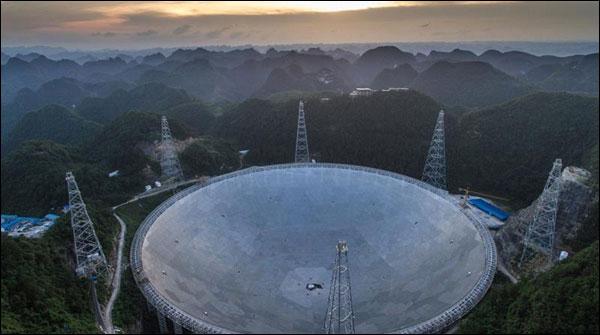 چین :دنیا کی سب سے بڑی دوربین تیار