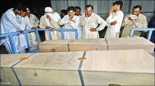 کویت آتشزدگی سانحہ، جاں بحق افراد کی میتیں لاہور پہنچ گئیں