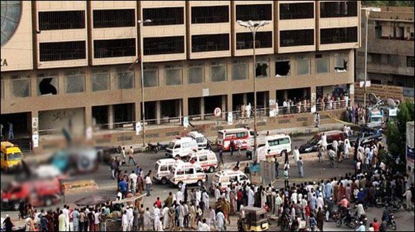 کراچی:سیکیورٹی اہلکاروں کی گاڑی پر فائرنگ،2اہلکار زخمی