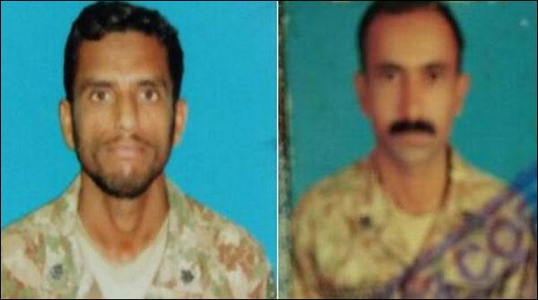 شہید ہونیوالے فوجی جوانوں کا تعلق سندھ سے ہے