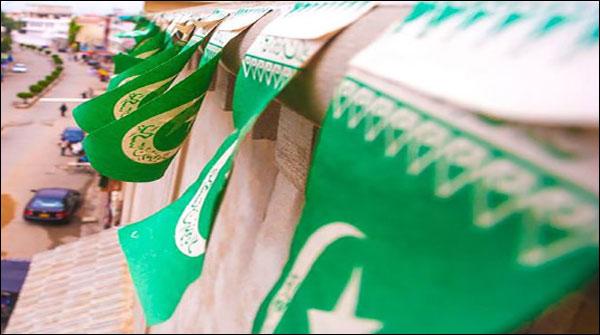 کراچی : جشن آزادی کی تیاریاں، سبزپرچم کی بہار