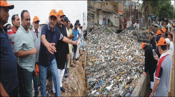 خواجہ اظہارکا مختلف علاقوں کا دورہ، شہر کی صورتحال کا جائزہ لیا