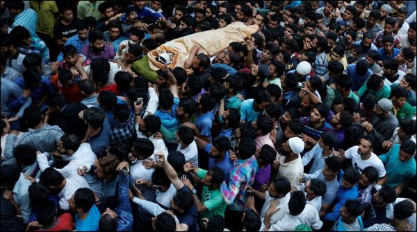 مقبوضہ وادی میں کشیدگی،کرفیو برقرار، شہداکی تعداد79ہوگئی