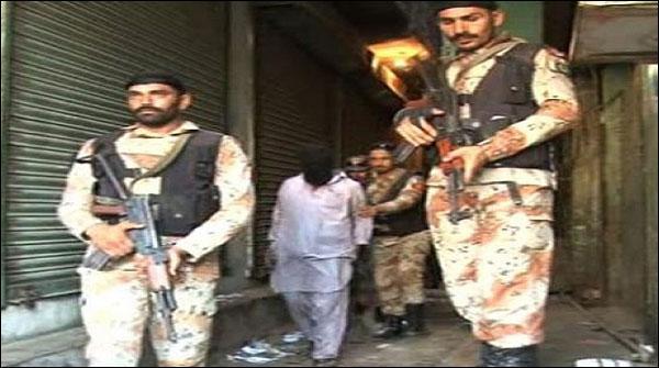 کراچی: بہادر آباد میں رینجرزکی کارروائی، دو ٹارگٹ کلر گرفتار