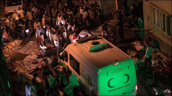 ترکی: شادی کی تقریب میں دھماکا، ہلاکتیں 30 ہوگئیں