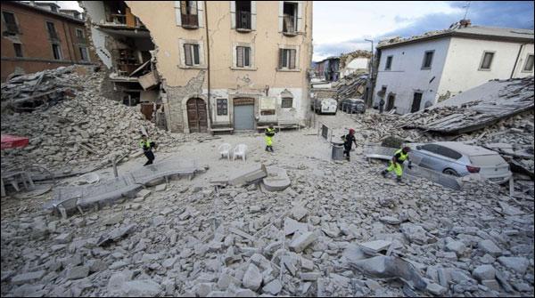 اٹلی میں زلزلےسے ہلاک افراد کی تعداد160ہوگئی