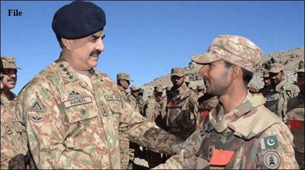 آرمی چیف جنرل راحیل شریف کا باجوڑ ایجنسی کا دورہ