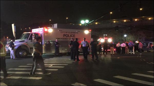 امریکا کے شہر نیو جرسی کے الزبتھ ٹرین اسٹیشن پر دھماکا