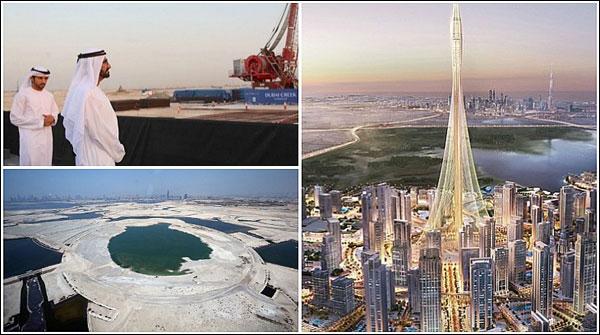 دبئی میں برج خلیفہ سے بھی بلند ٹاور کی تعمیر شروع