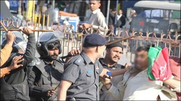 پنجاب کے مختلف علاقوں سے پی ٹی آئی کے متعدد رہنما گرفتار