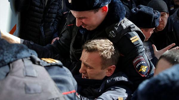 کرپشن کے خلاف روس کےعوام سڑکوں پر نکل آئے