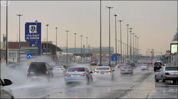 سعودی عرب: شدید بارش ، ژالہ باری،موسم خوشگوار
