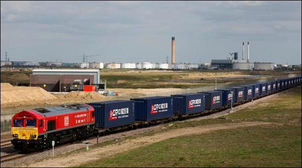 چین سے برطانیہ جانیوالی مال بردار ٹرین کی واپسی